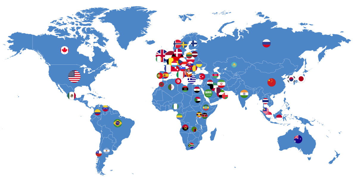 IDA World Map